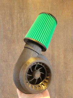 Green filter turbo lamp